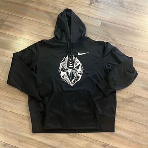 Nike Football‎ Black Athletic Casual Hoodie Men XL